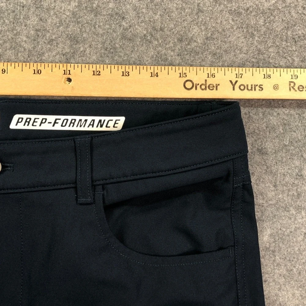 Johnnie-O PREP-FORMANCE Mens Pants 34x32 Navy Blue Country Club Golf Stretch